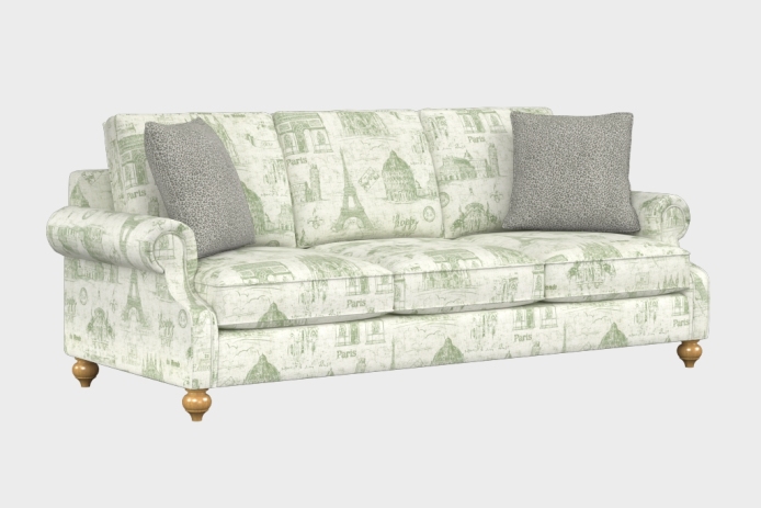 爵士款三人沙发