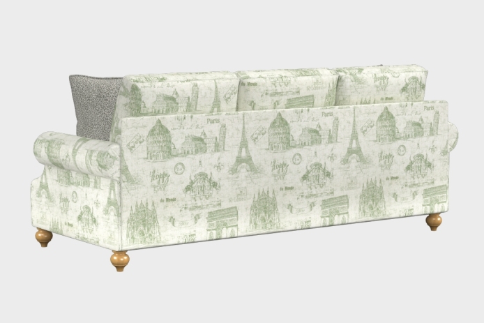 爵士款三人沙发