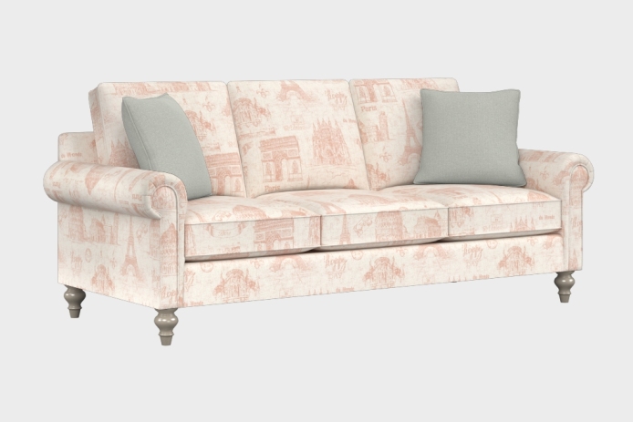 溪音款三人沙发