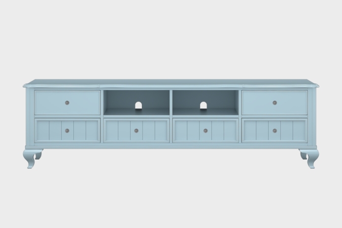 六抽双隔板电视柜