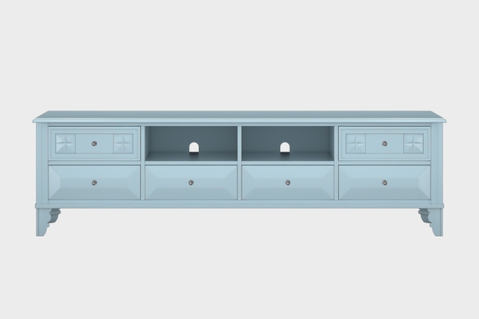 六抽双隔板电视柜