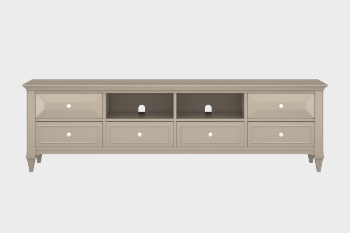 六抽双隔板电视柜