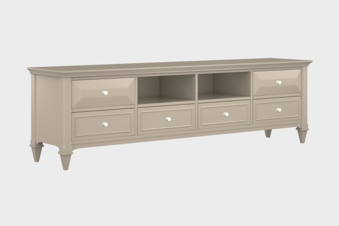 六抽双隔板电视柜