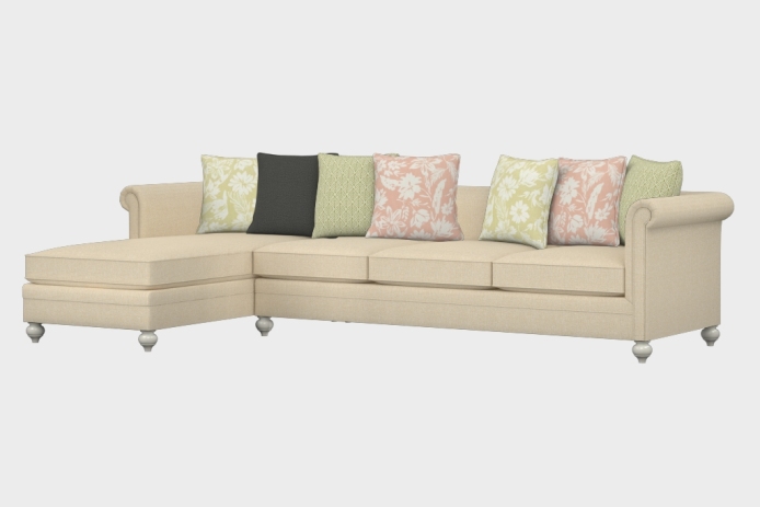 布艺-左三人+右贵妃