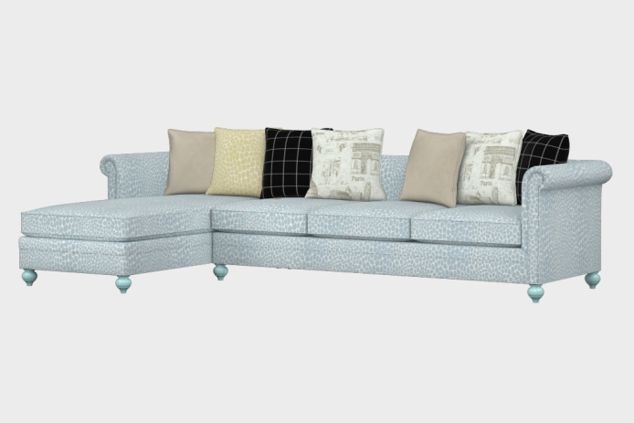 布艺-左三人+右贵妃