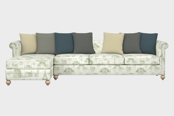 布艺-左三人+右贵妃