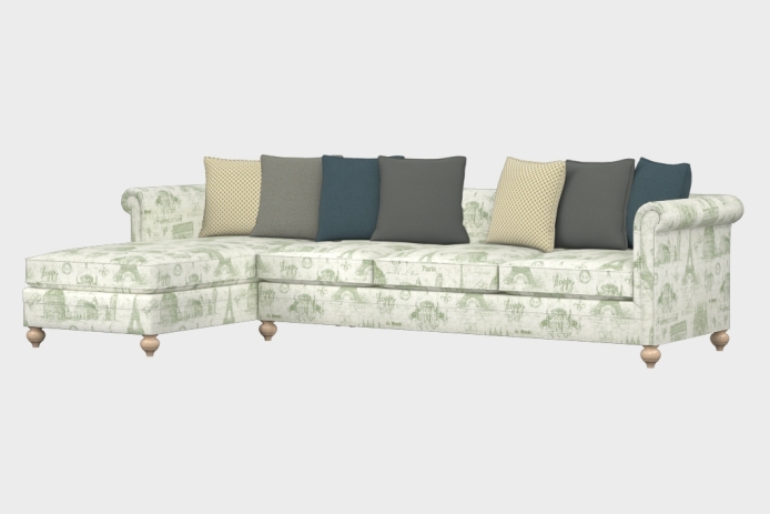 布艺-左三人+右贵妃