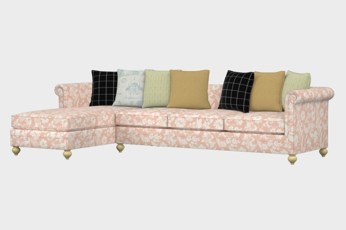 布艺-左三人+右贵妃