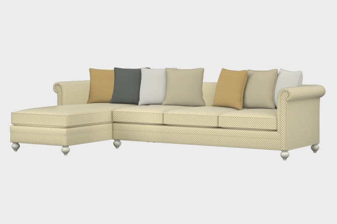 布艺-左三人+右贵妃