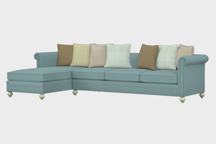 布艺-左三人+右贵妃