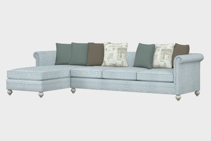 布艺-左三人+右贵妃