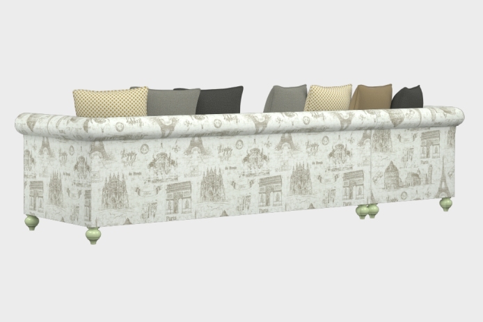 布艺-左三人+右贵妃