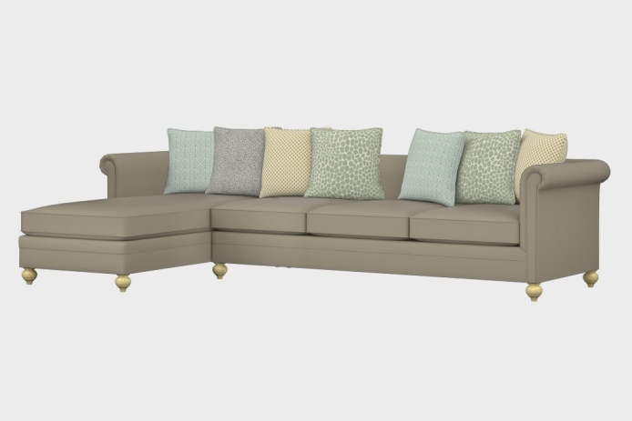 布艺-左三人+右贵妃