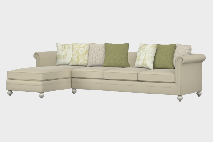 布艺-左三人+右贵妃