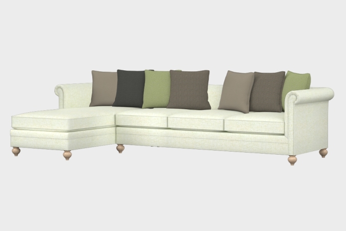 布艺-左三人+右贵妃