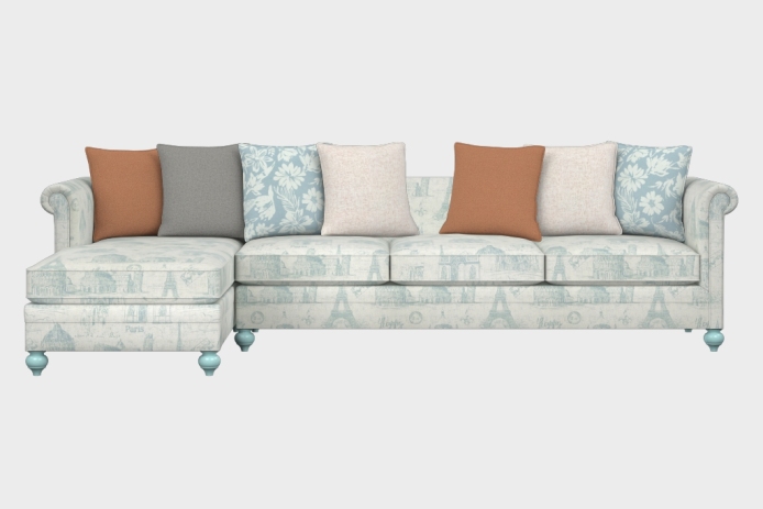 布艺-左三人+右贵妃