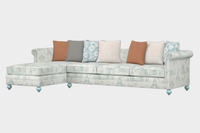 布艺-左三人+右贵妃