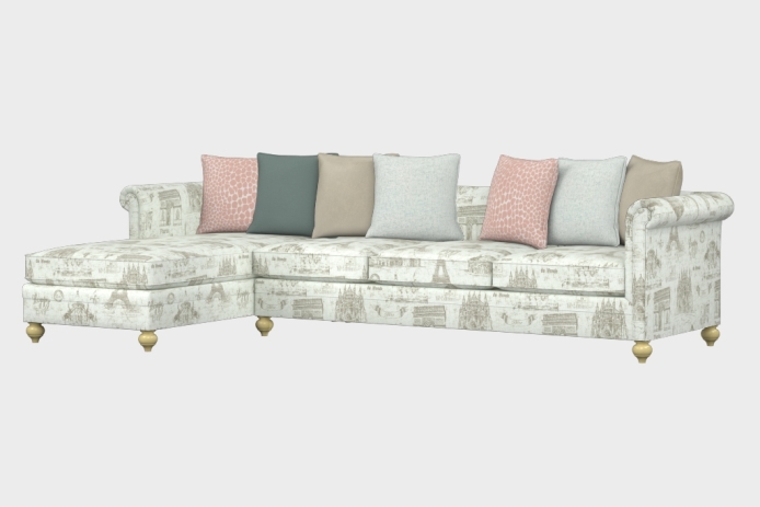 布艺-左三人+右贵妃