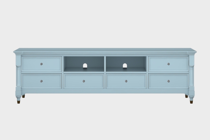 六抽双隔板电视柜