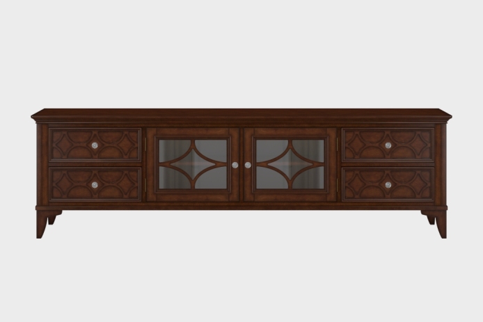 四抽双开门电视柜