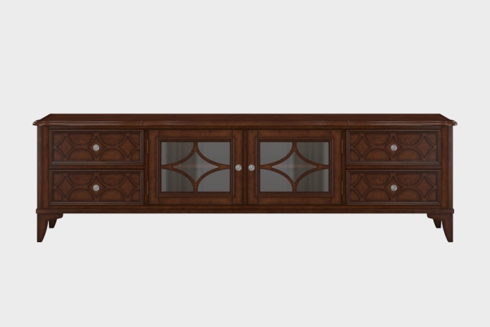 四抽双开门电视柜