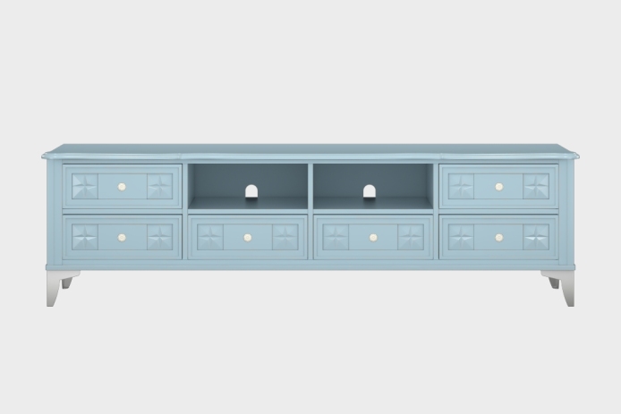 六抽双隔板电视柜