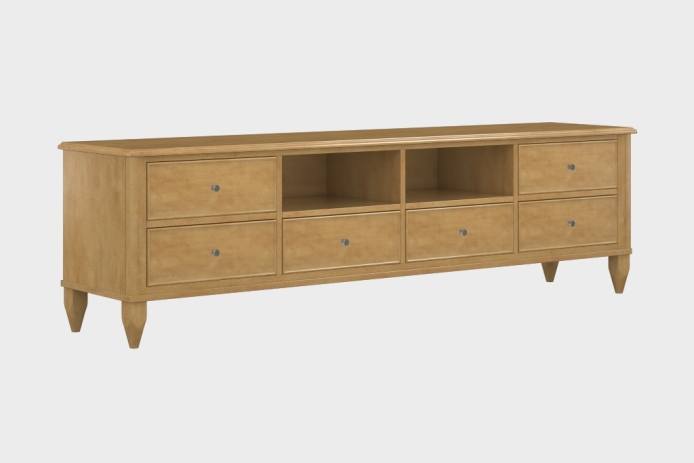 六抽双隔板电视柜