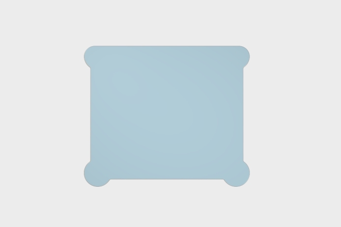 单抽隔板床头柜