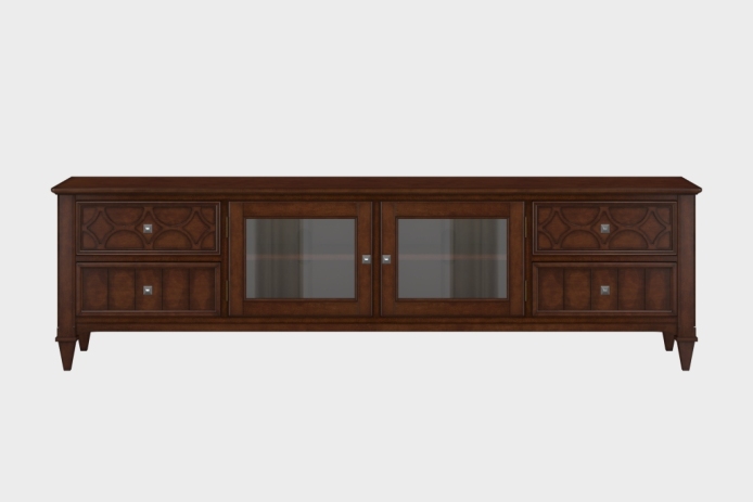 四抽双开门电视柜