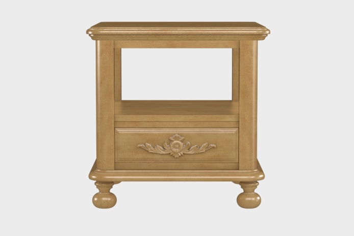 双层上隔板边几