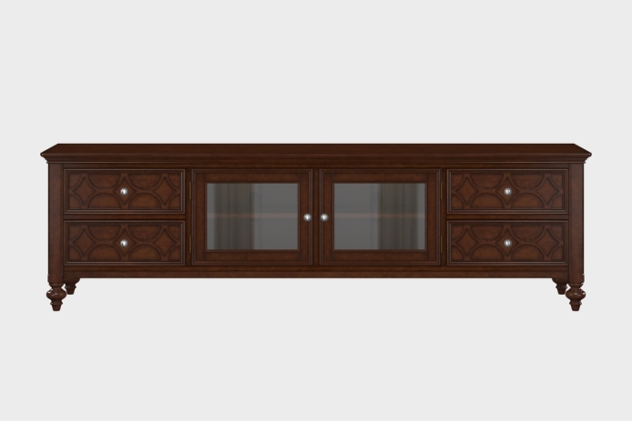 四抽双开门电视柜