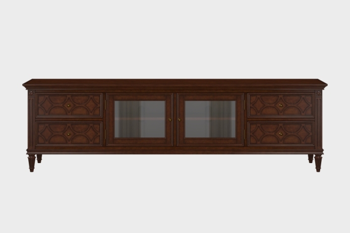 四抽双开门电视柜