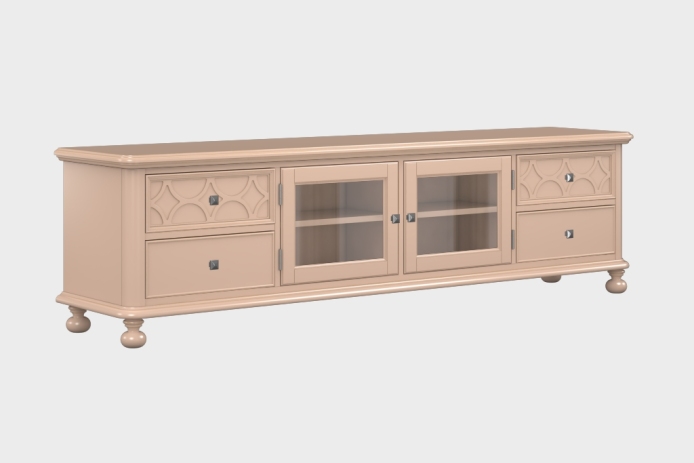 四抽双开门电视柜