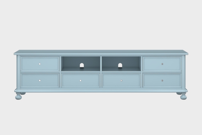 六抽双隔板电视柜