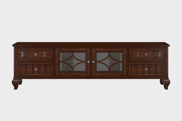 四抽双开门电视柜