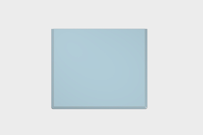 单抽隔板床头柜