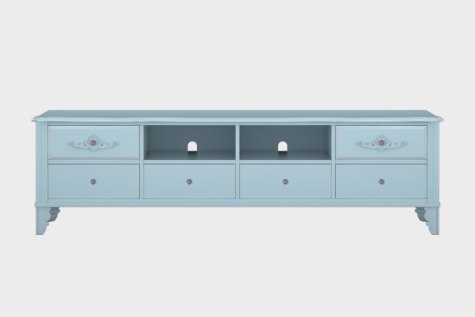 六抽双隔板电视柜