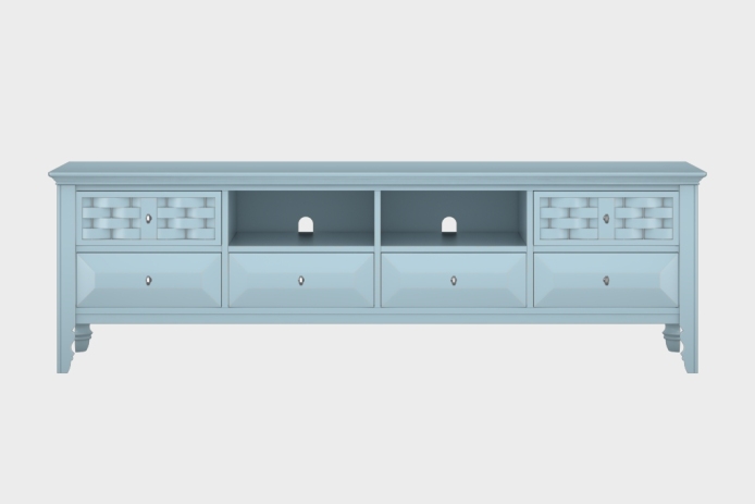 六抽双隔板电视柜