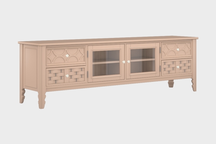 四抽双开门电视柜