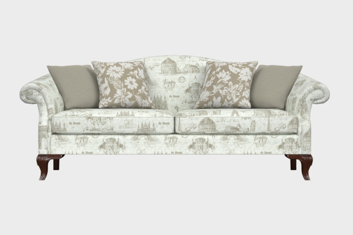 羽翼款三人沙发