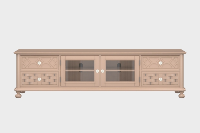 四抽双开门电视柜