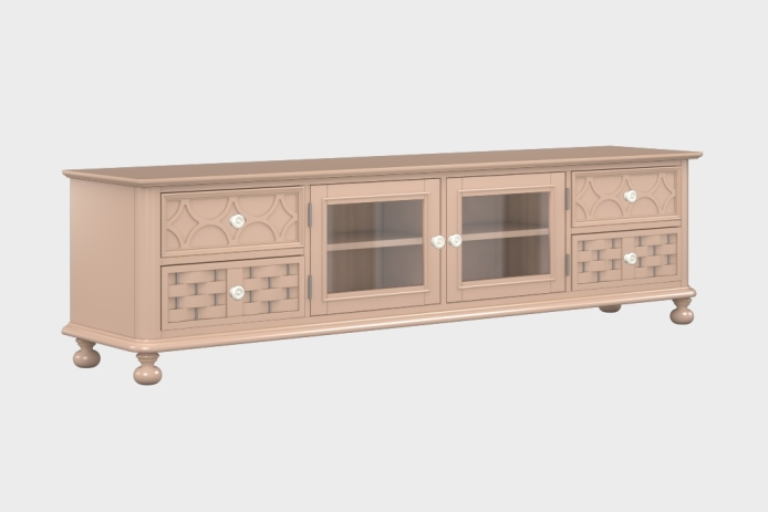 四抽双开门电视柜