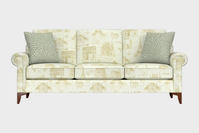 溪音款三人沙发