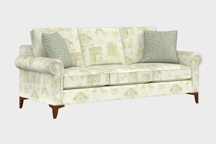 溪音款三人沙发