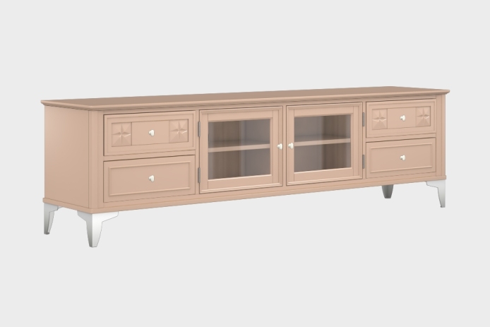 四抽双开门电视柜