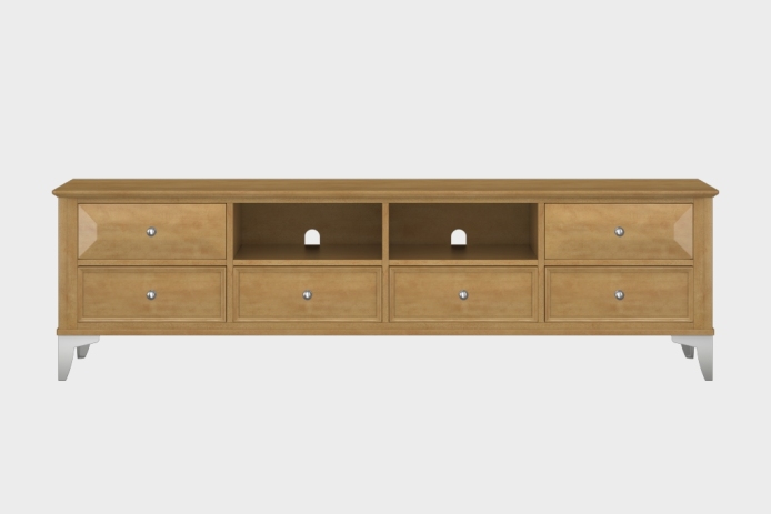 六抽双隔板电视柜