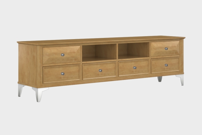 六抽双隔板电视柜