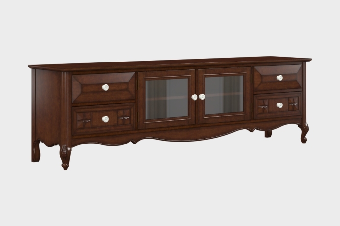 四抽双开门电视柜