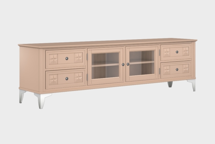 四抽双开门电视柜