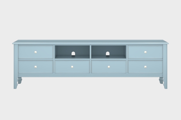 六抽双隔板电视柜